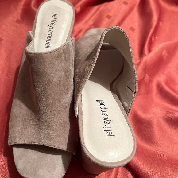 Jeffrey Campbell Square Platform Mules - EUC - Picture 8 of 12